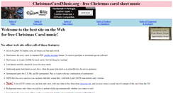 Desktop Screenshot of christmas-carol-music.org